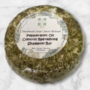 Peppermint Oil Control Refreshing Shampoo Bar- Green Version