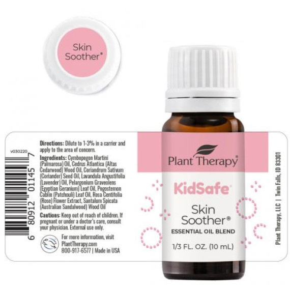 Plant Therapy Skin Soother KidSafe Essential Oil 10ml