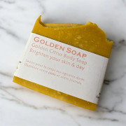 Golden Citrus Salt Handmade Soap